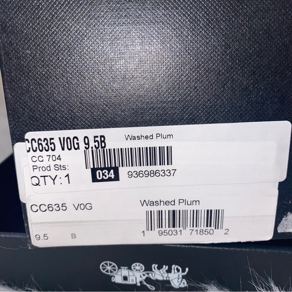 Coach Hanna Loafer shoes woman size 9.5 New in box - Picture 14 of 16